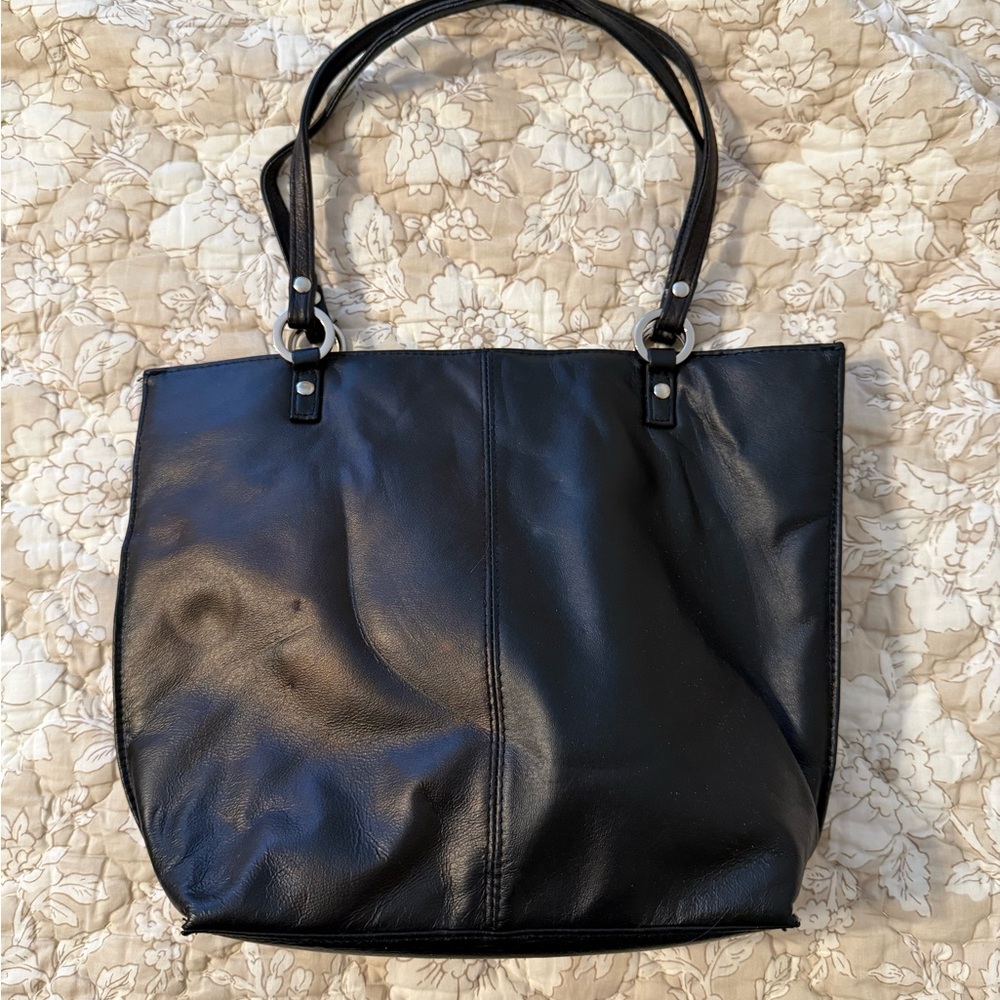Wilsons Leather Classic Black Tote